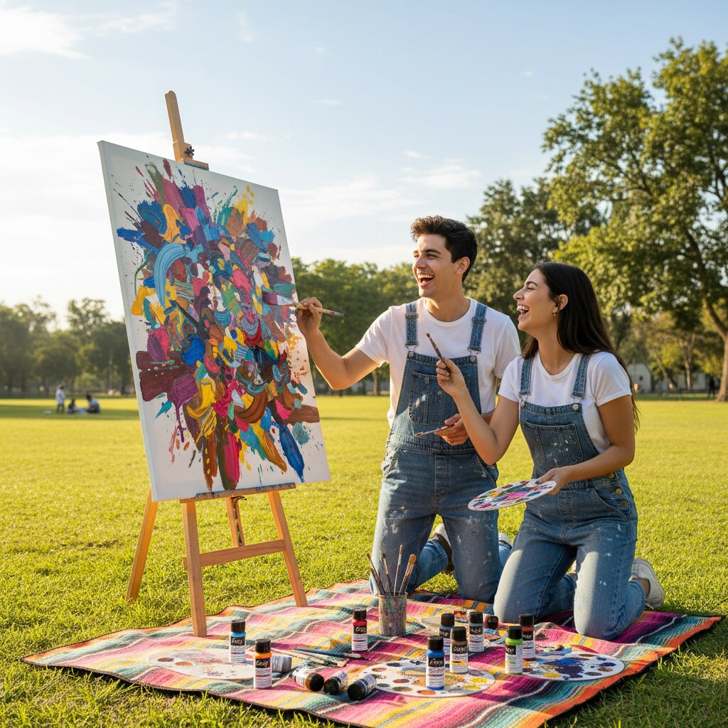 Acrylic Paint Set, 12 Modern Colors, 2oz Bottles – Franco Arte Kit