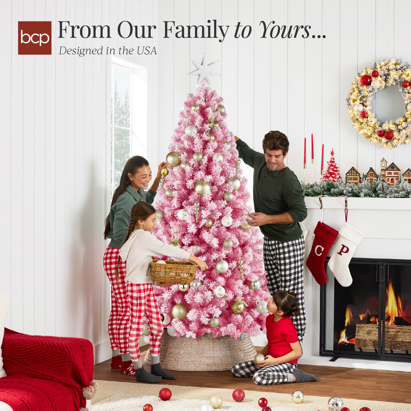 Best Choice Products Artificial Flocked Christmas Tree, 6ft Premium Unlit Colorful Pine Holiday Décor w/Stand