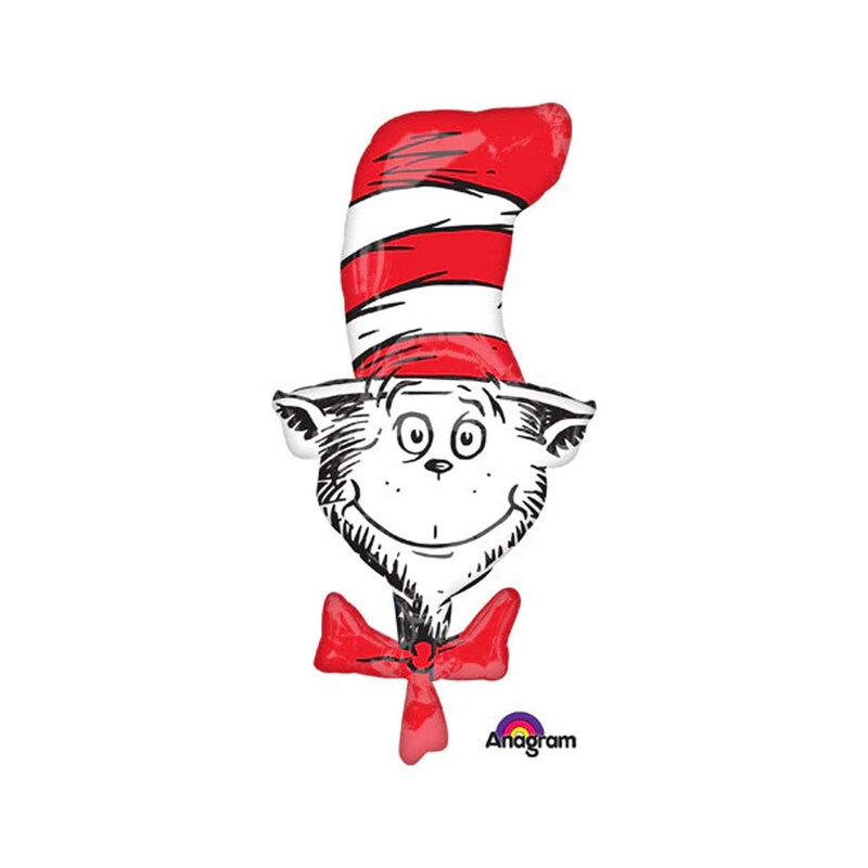 Anagram&#xAE; 42 Inch Dr. Seuss Cat In The Hat Balloon