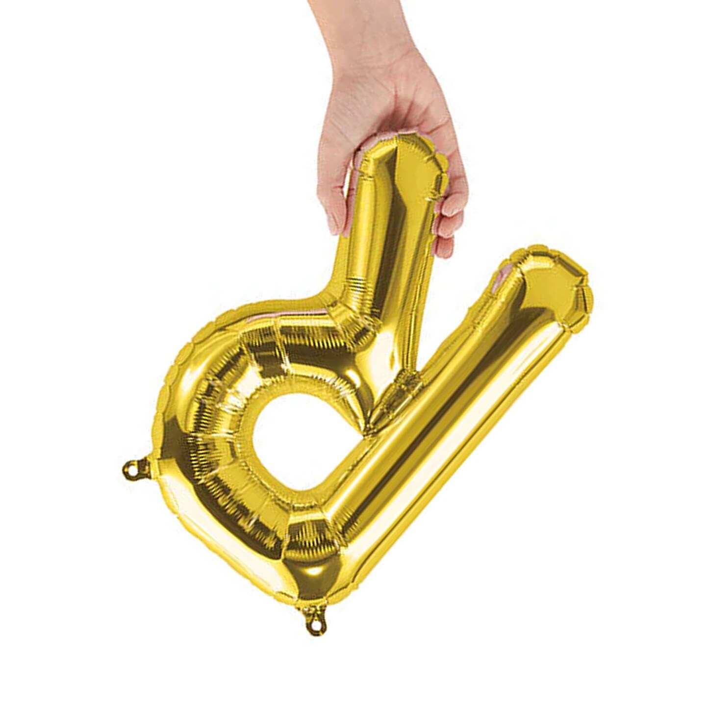 NorthStar Balloons&#xAE; 16&#x22; Gold Letter R Balloon Air Fill Only