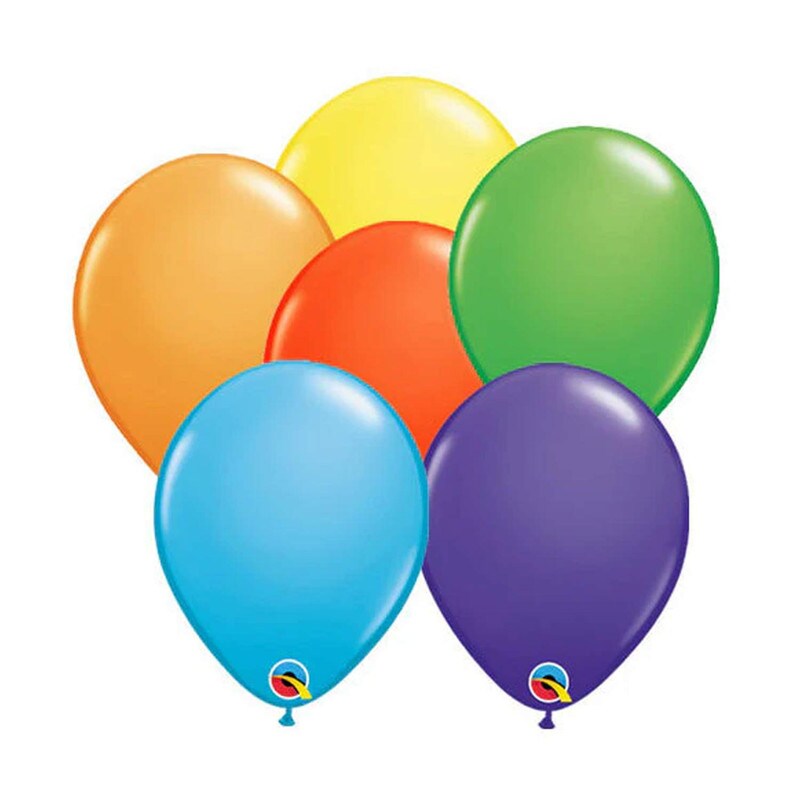 Qualatex&#xAE; Bright Rainbow Balloons 11 Inch 100 Pieces