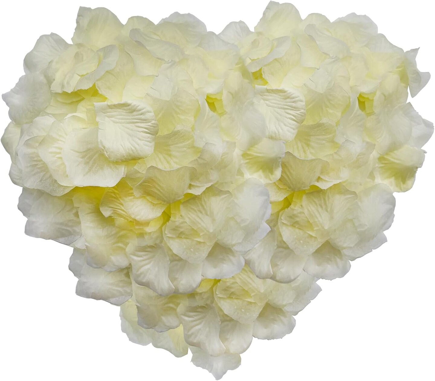 Ivory Rose Petals for Romantic Nights, 1000pcs Artificial Roses Flower Petals, Emulation Rose Pedals for Wedding Parties