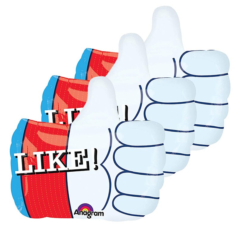 Anagram&#xAE; 19 Inch Like! Junior Shape XL Balloon