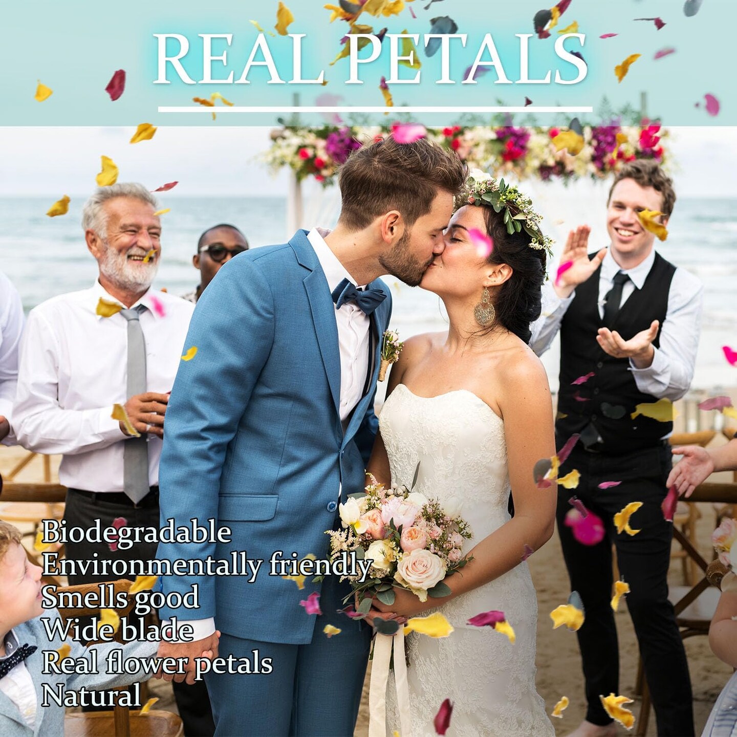 Dried Rose Petals - Top-Grade Pure Natural Edible Flowers - Use for Tisanes, Baking, Candle Making, Soap Making and Handicraft