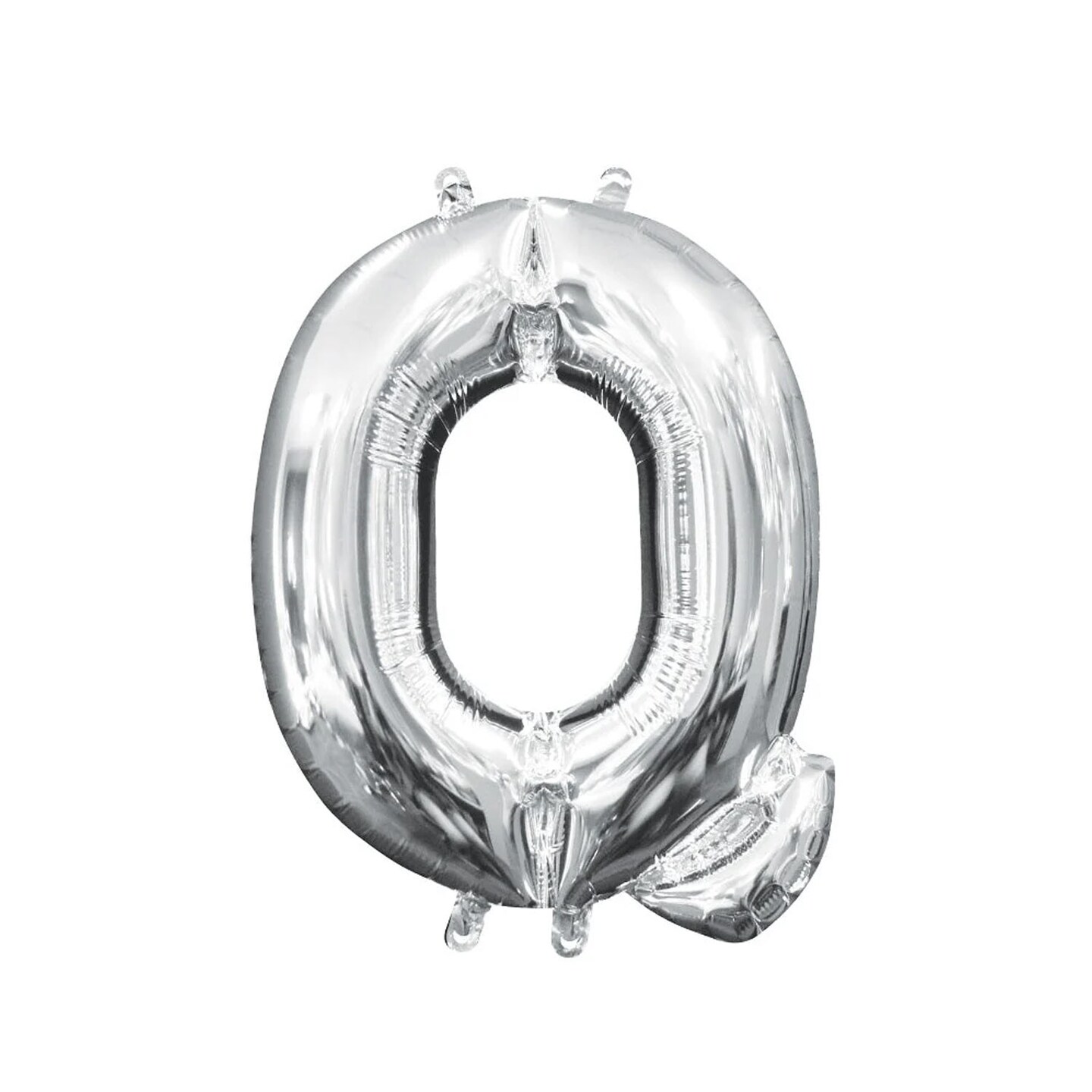 Anagram&#xAE; 16&#x22; Silver Letter Balloons A&#x2013;Z Air Fill Only Mylar by