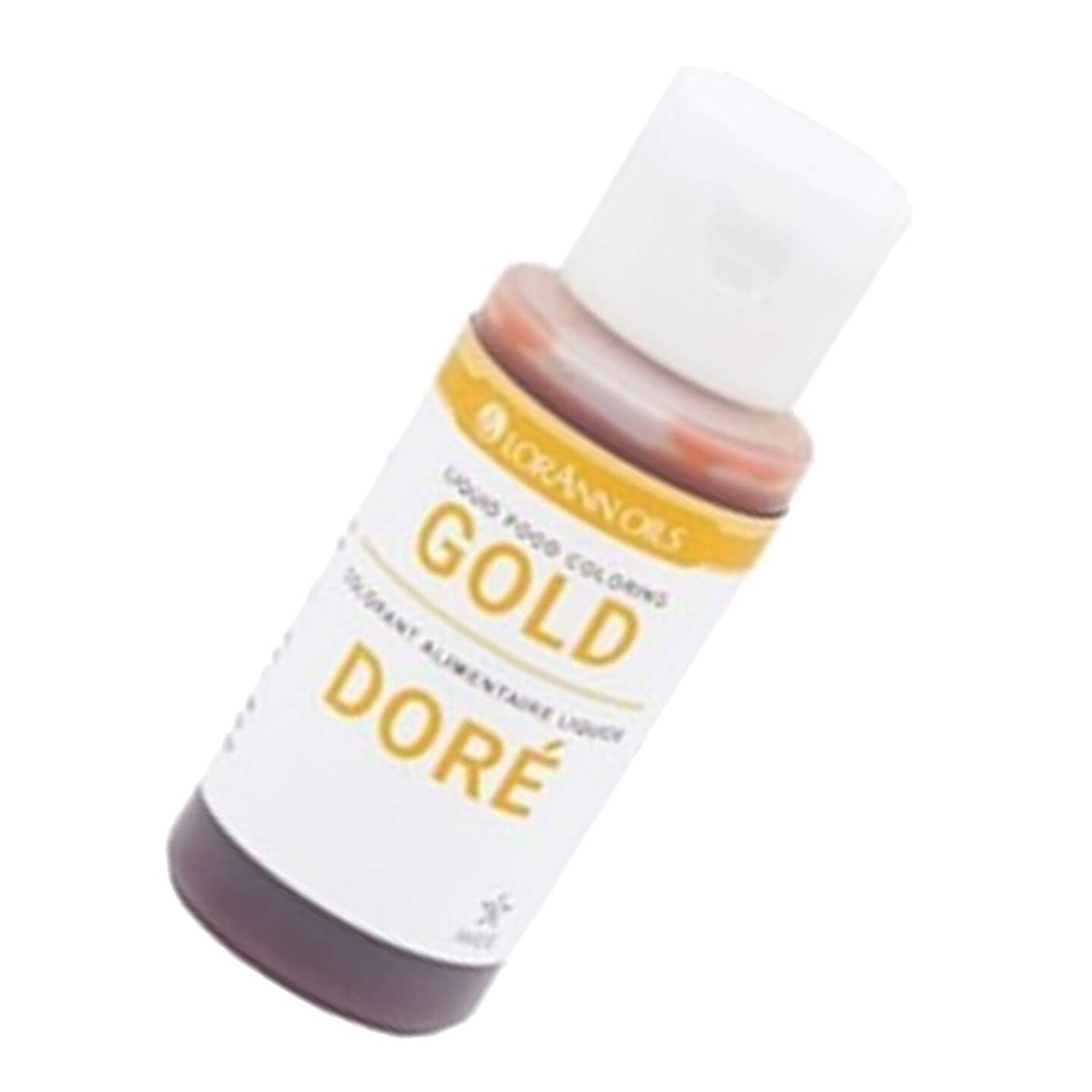 Gold Liquid Food Coloring 1 Ounce for Baking and Decorating