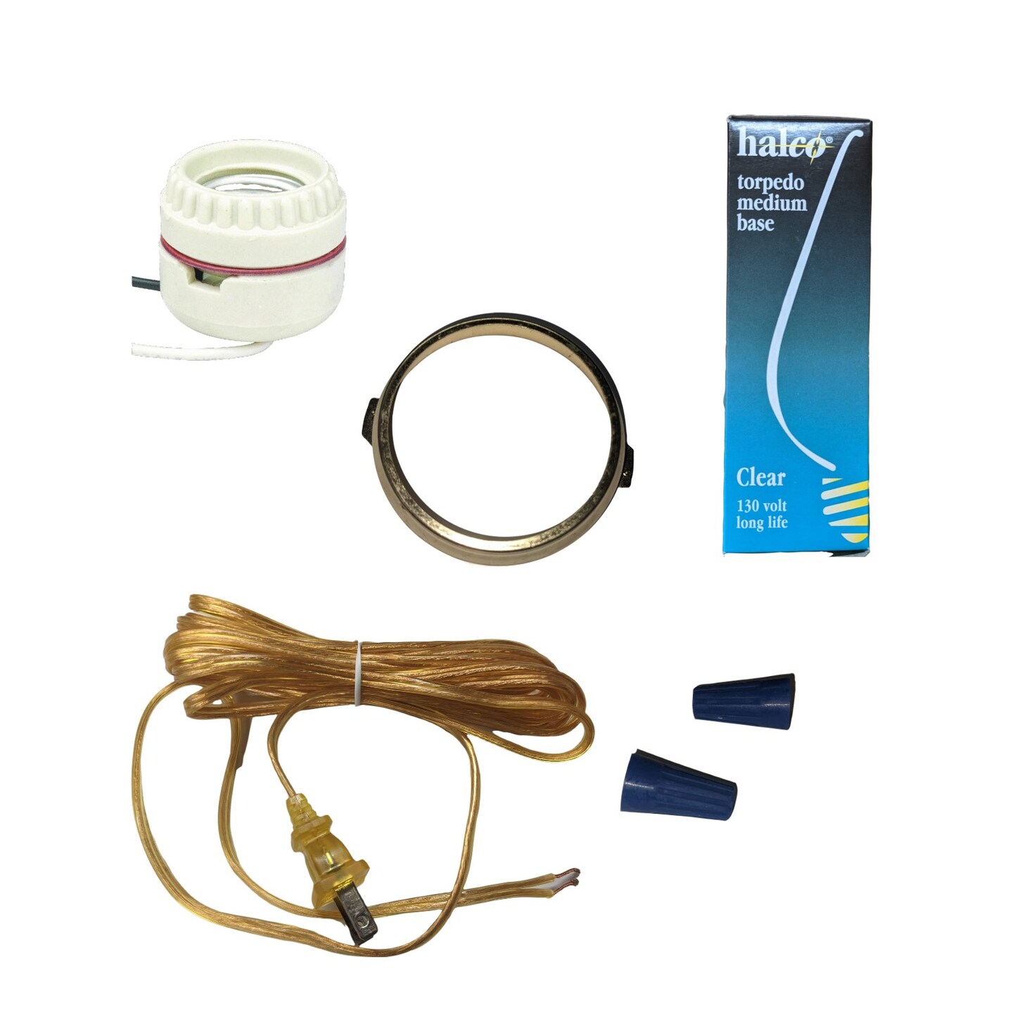 Dietz Oil to Electric Conversion Set - Kit Converts Oil Lantern to Use Electricity