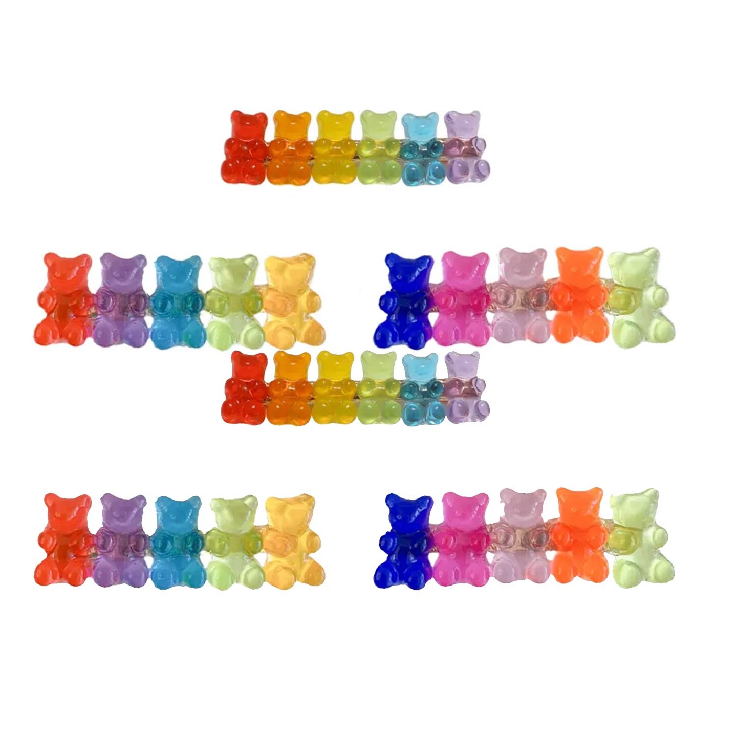Gummy Worm/Bear Silicone Mold with Dropper