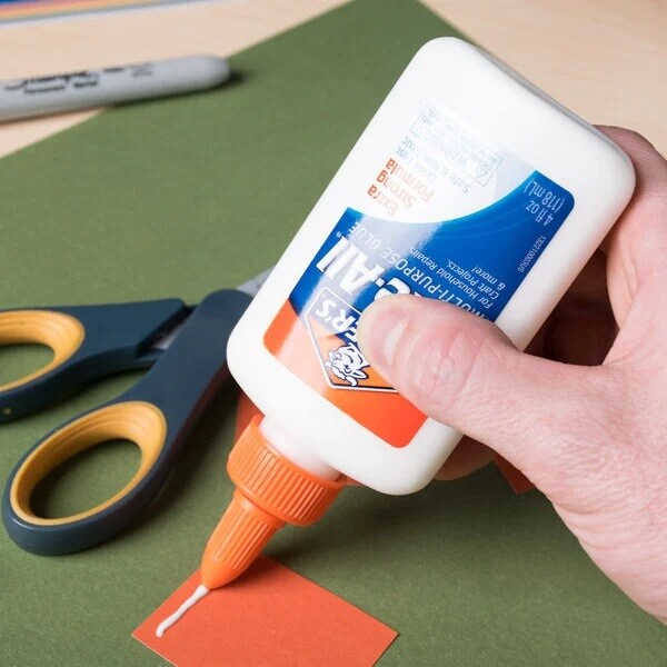 Elmer's All Multi-Purpose Liquid Glue, 4oz Bottle – Strong, Versatile Craft Adhesive