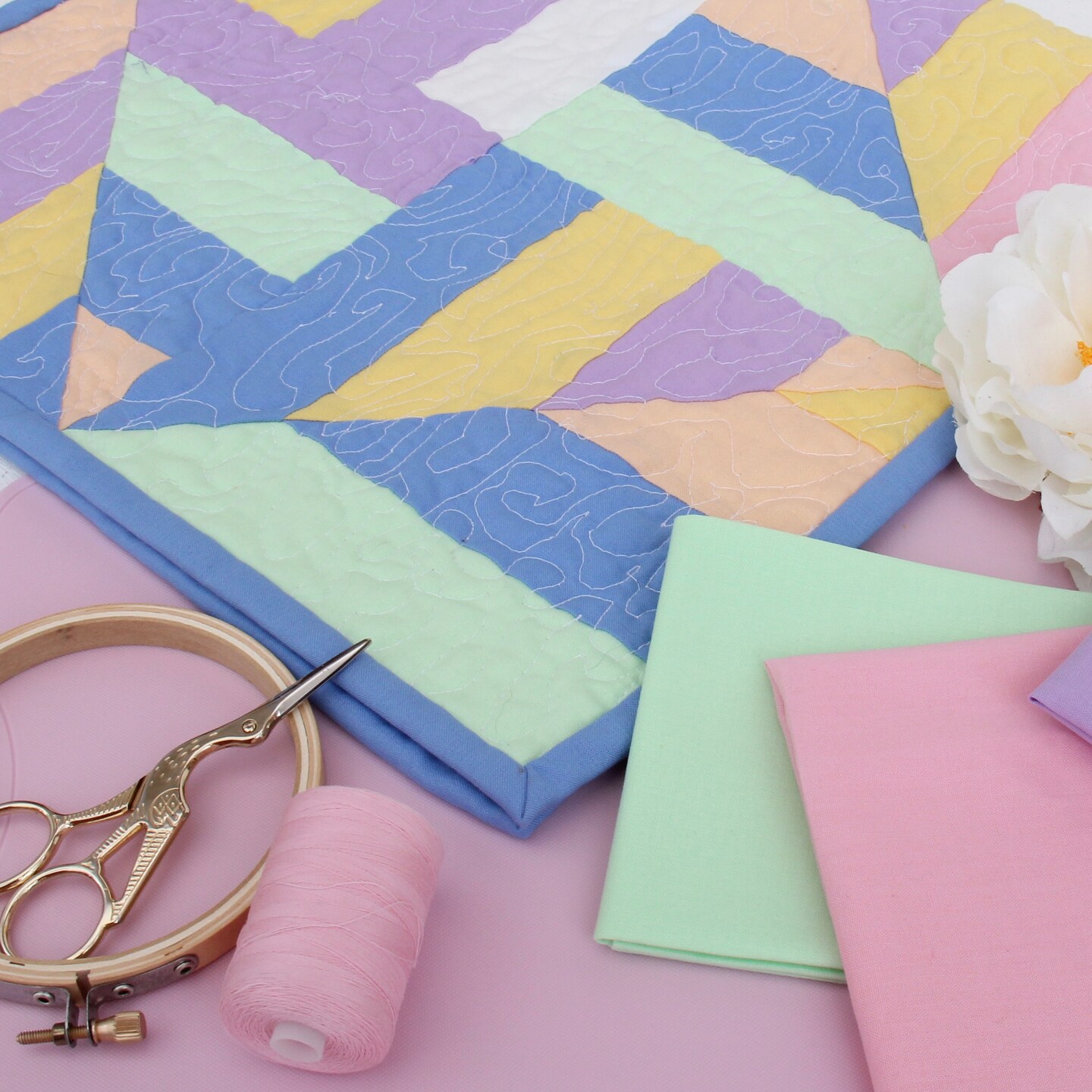 ThreadArt Premium Cotton Quilting Fabric - 44" Width - 100% Cotton - Quilting, Sewing, Crafts - 30 Colors Available - By the Yard, 3 Yard Cuts, or 10 Yard Cuts