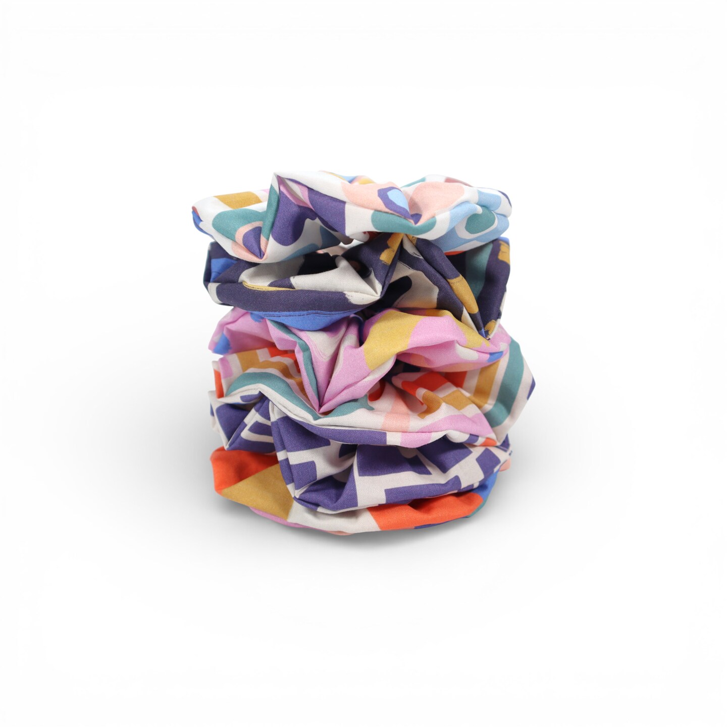 Crosscut Sewing Co.® Scrunchie Sewing Project Kit for Beginners with Fabric, Instructions and Video