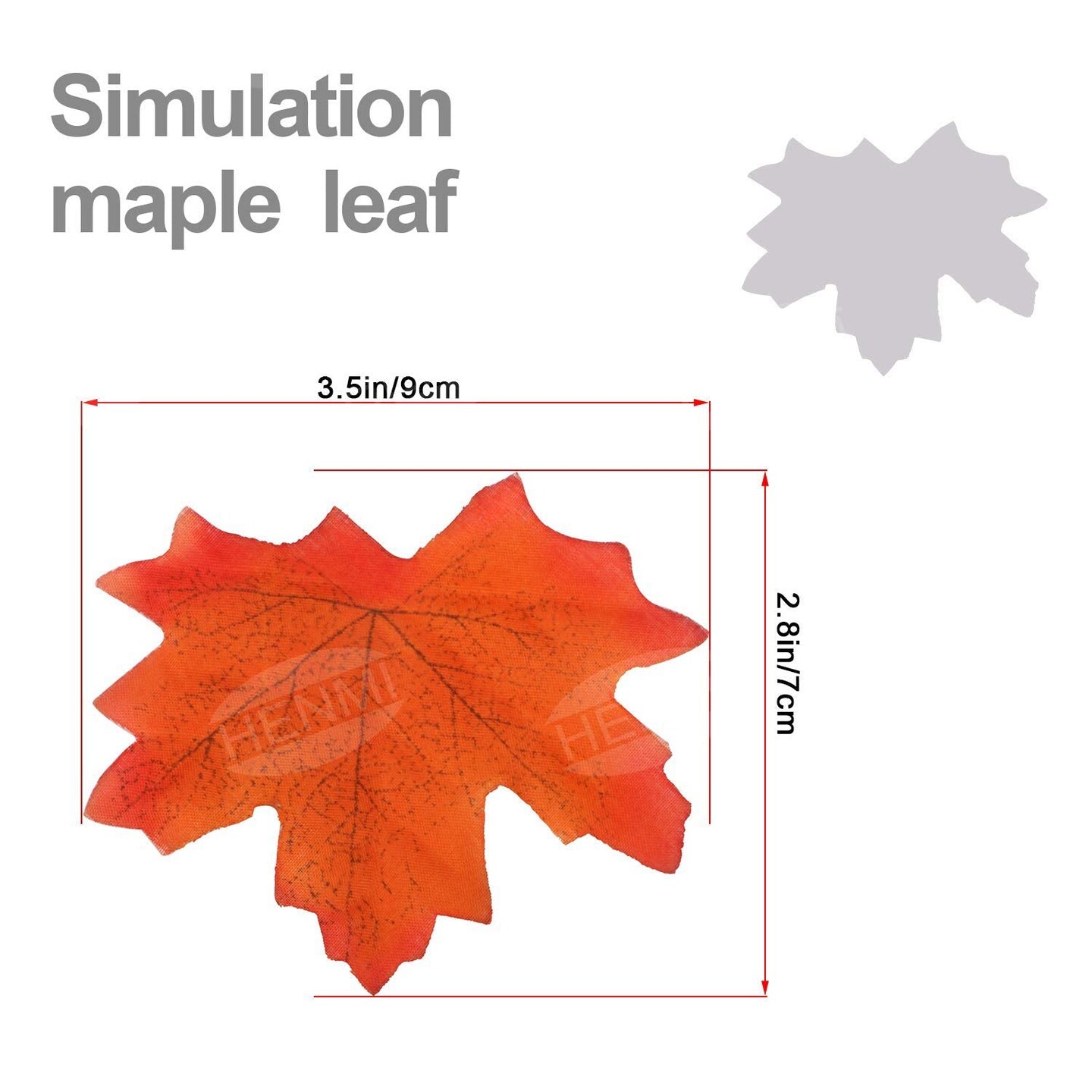 500PCS Artificial Maple Leaves 5 Assorted Mixed Fake Fall Maple Leaf Lifelike Looking Silk Autumn Leaf Garland for Halloween Fall Decor Party Festival Thanksgiving Table Decorations&#x2026;