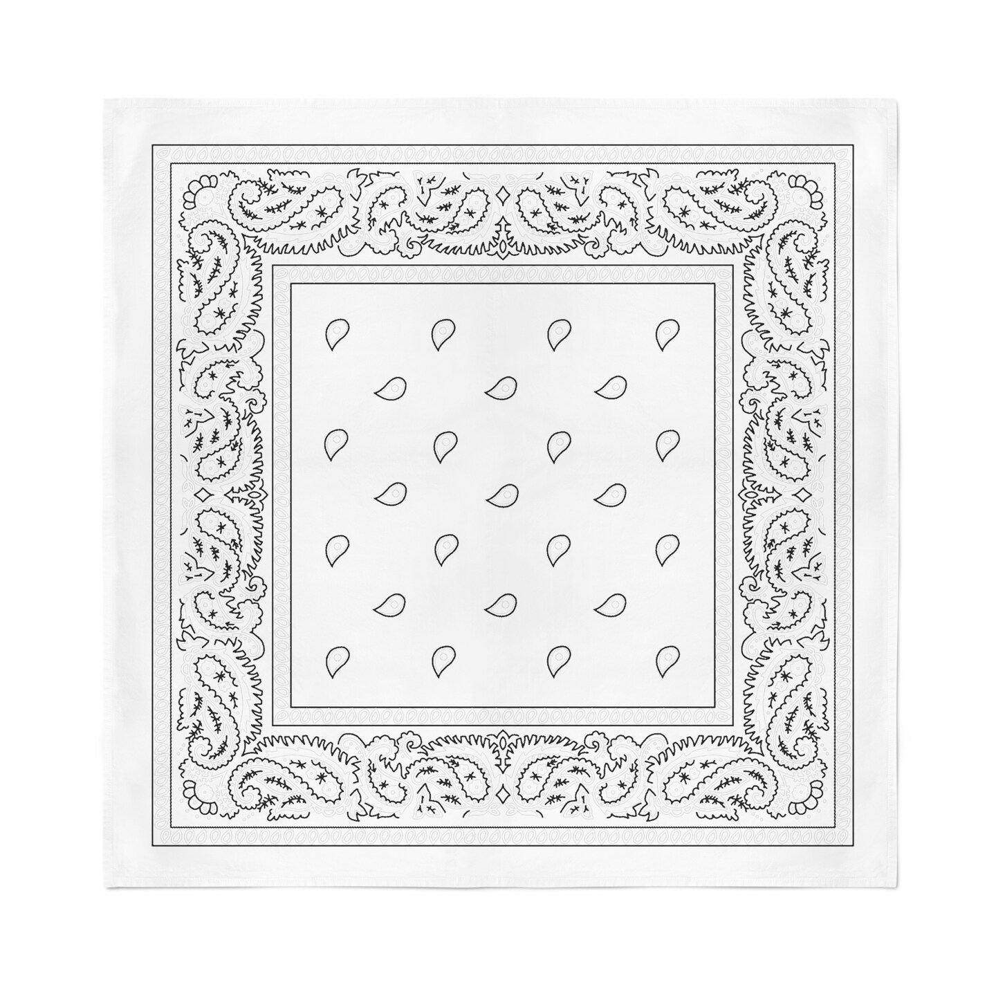 Mechaly Multifunctional 12 Pack Dozen Cotton Paisley Bandanas