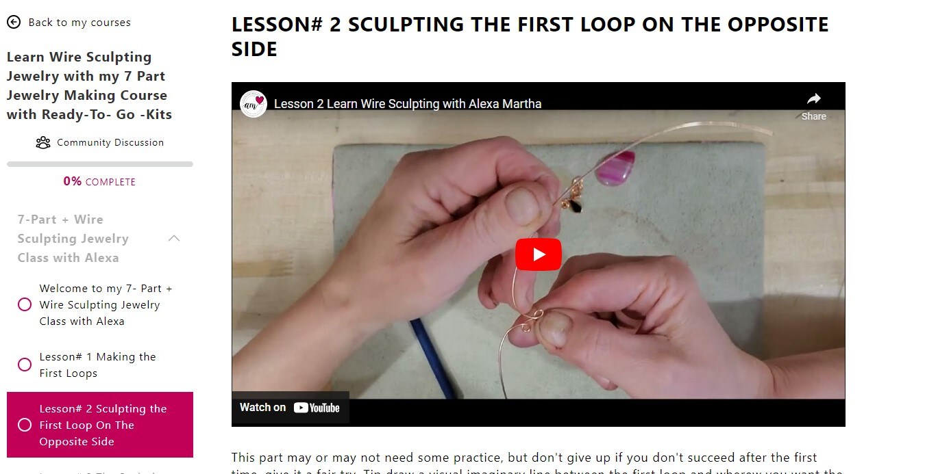 Learn Wire Sculpting with Alexa Martha