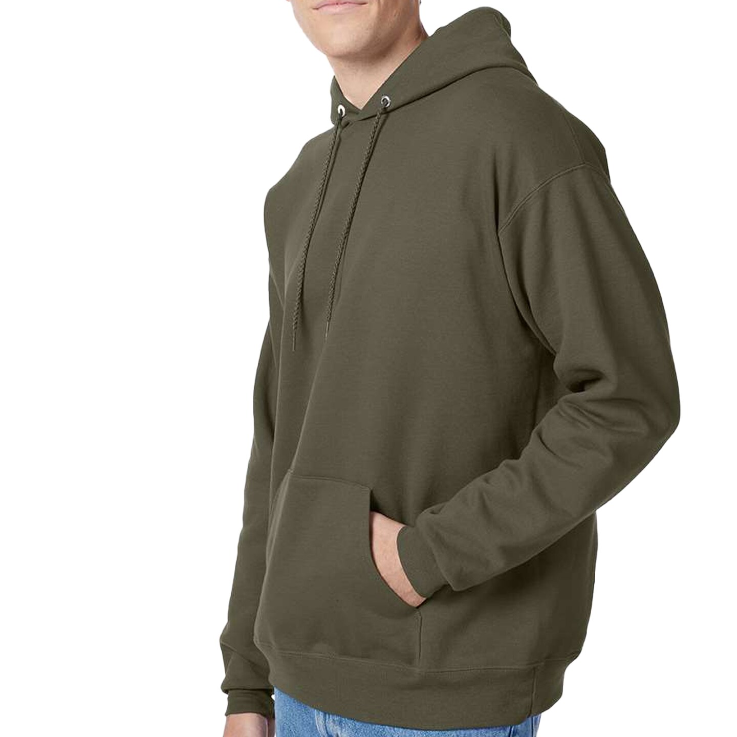 Hanes Men&#x27;s Ecosmart Fleece Hooded Sweatshirt, Pullover Casual Hoodies Assorted Color