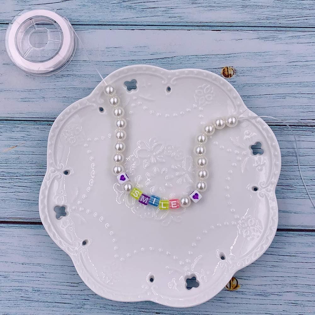 1000 Pcs Letter Beads Acrylic Cube Beads Alphabet Beads Number Beads