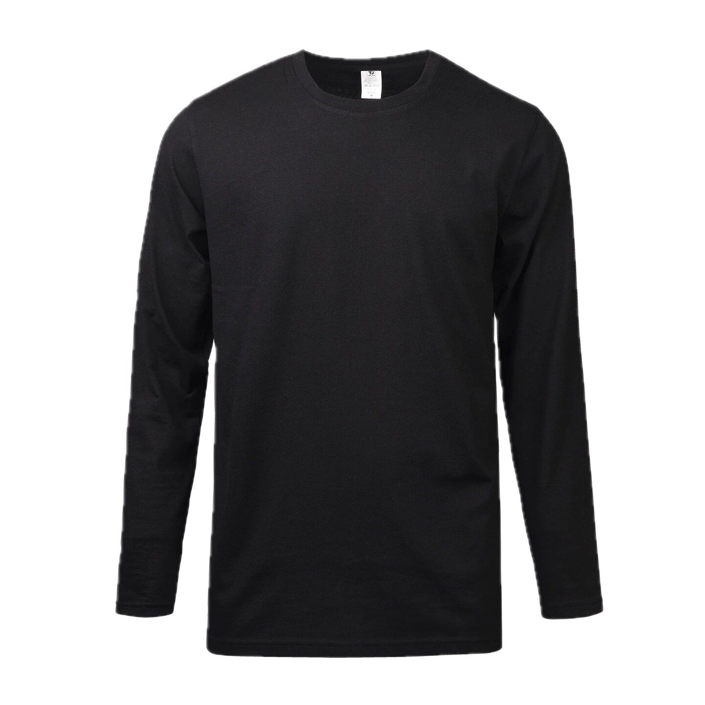 6 Pack of Men&#x2019;s Classic Crew Neck Long Sleeve T-Shirt