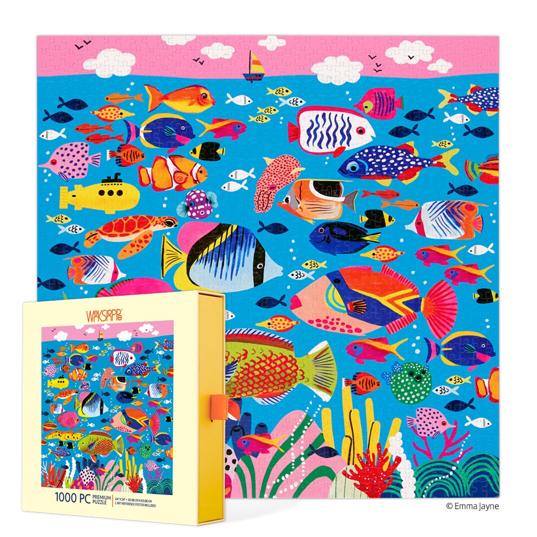 Colorful Ocean 1000 Piece Puzzle