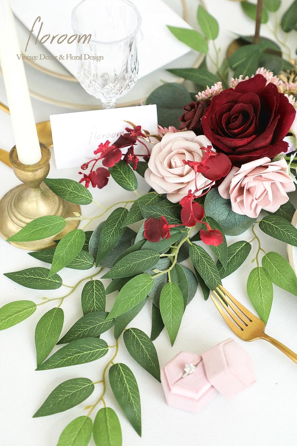 12pcs 28'' Artificial Italian Ruscus Greenery Stems, Faux Hanging Greenery Spray & Best Fake Plants Filler for Wedding Bouquet, Centerpieces, Home Decorations 2"D x 6"W x 15"H