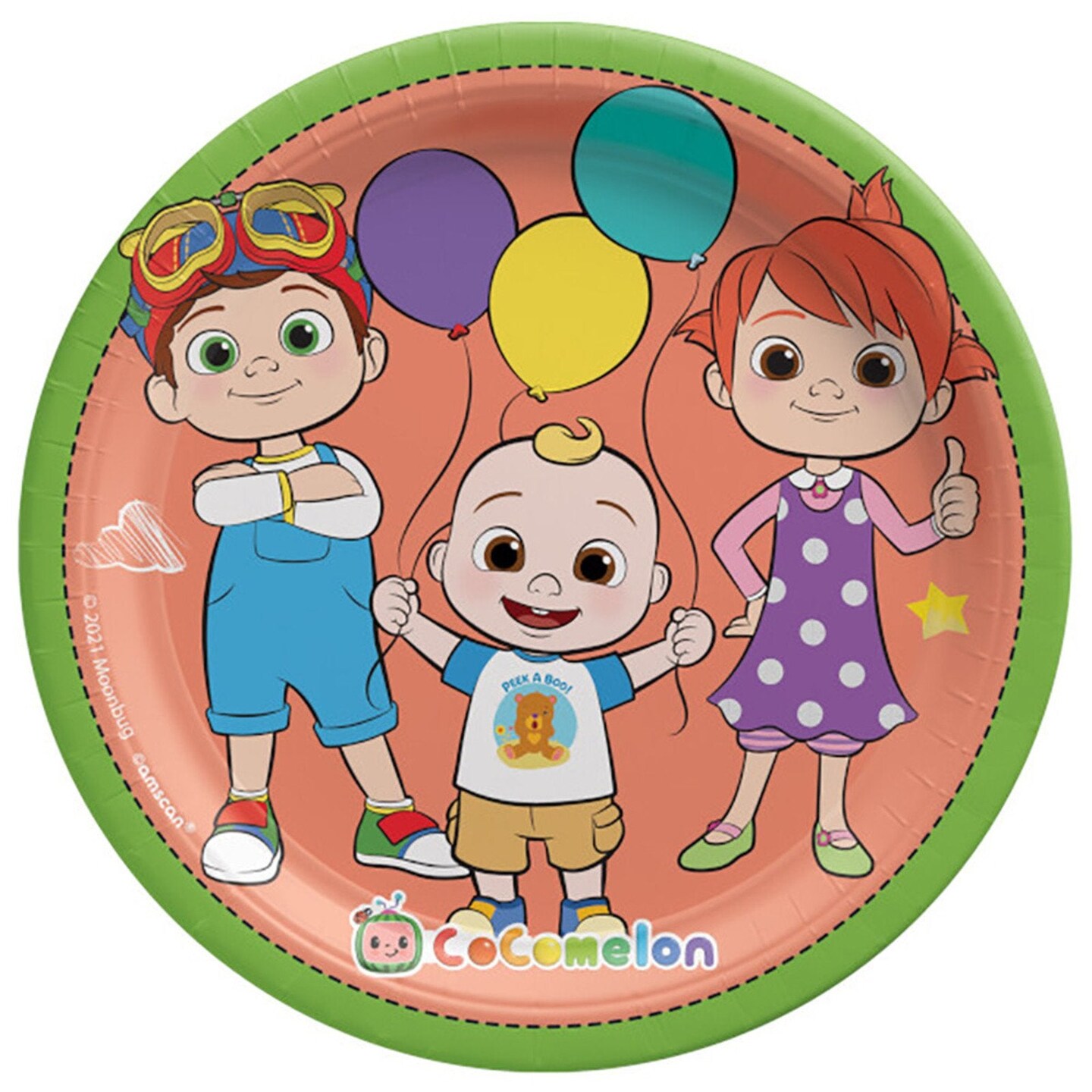 CoComelon 7&#x22; Cake Plates - 8ct