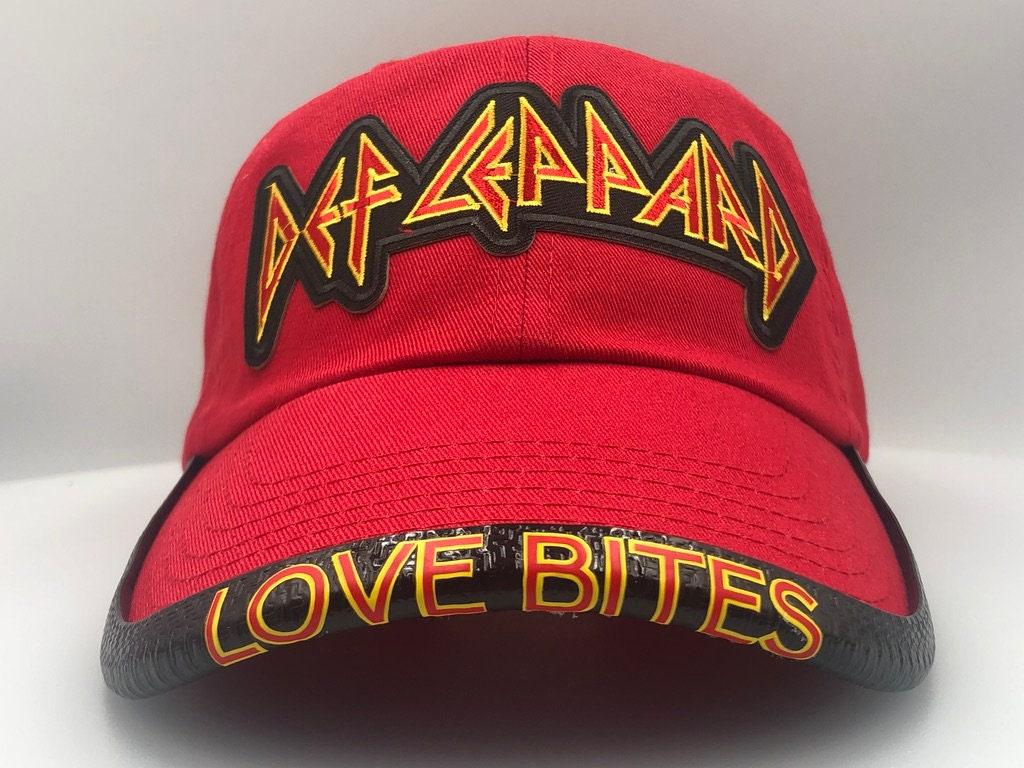 Personalized Def Leppard Hat with Customized BrimmTrimm Hat