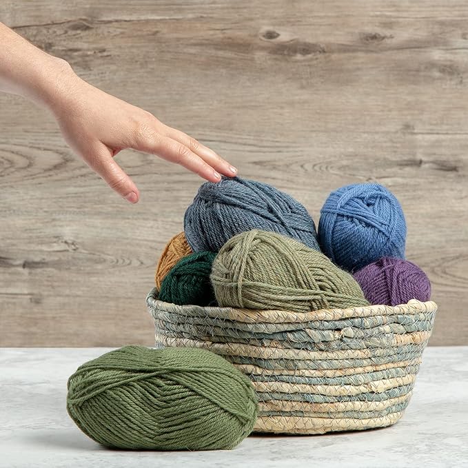 Wool of The Andes 100% Wool Worsted Weight Yarn Pack (10 Balls - Rainbow)