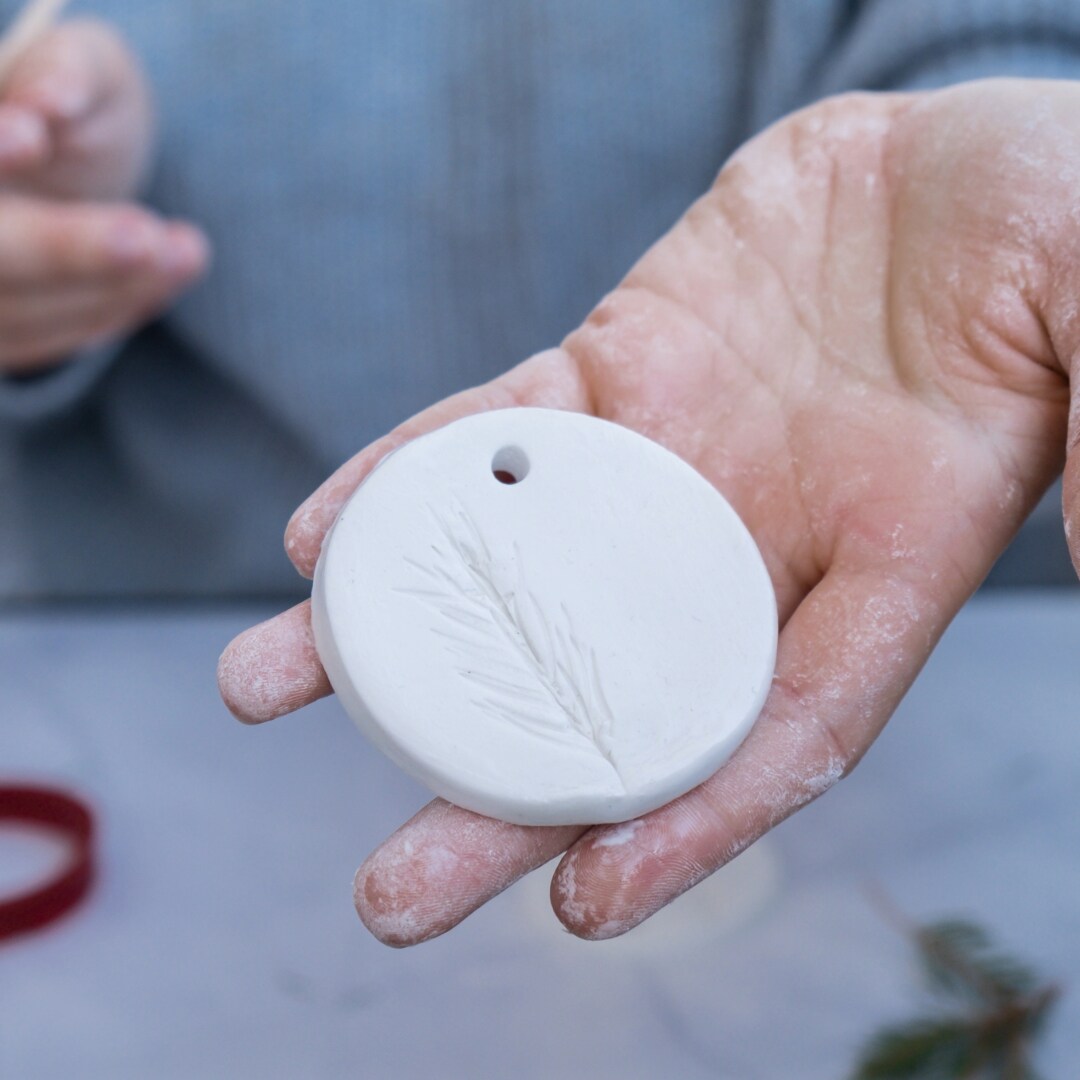 DIY Nature-Inspired Air Dry Clay Ornaments image 1