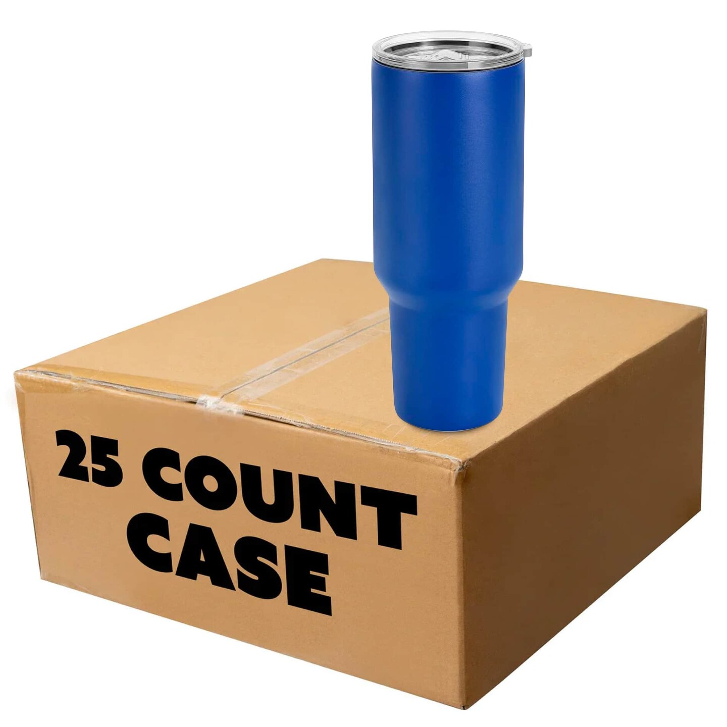 Makerflo 40 oz Powder Coated Tumbler with Sliding Splash & Leak Proof Lid and Handle Sold Separately, Ideal for Craft and Personalization (Laser Engraving, UV DTF, Epoxy, and Vinyl)