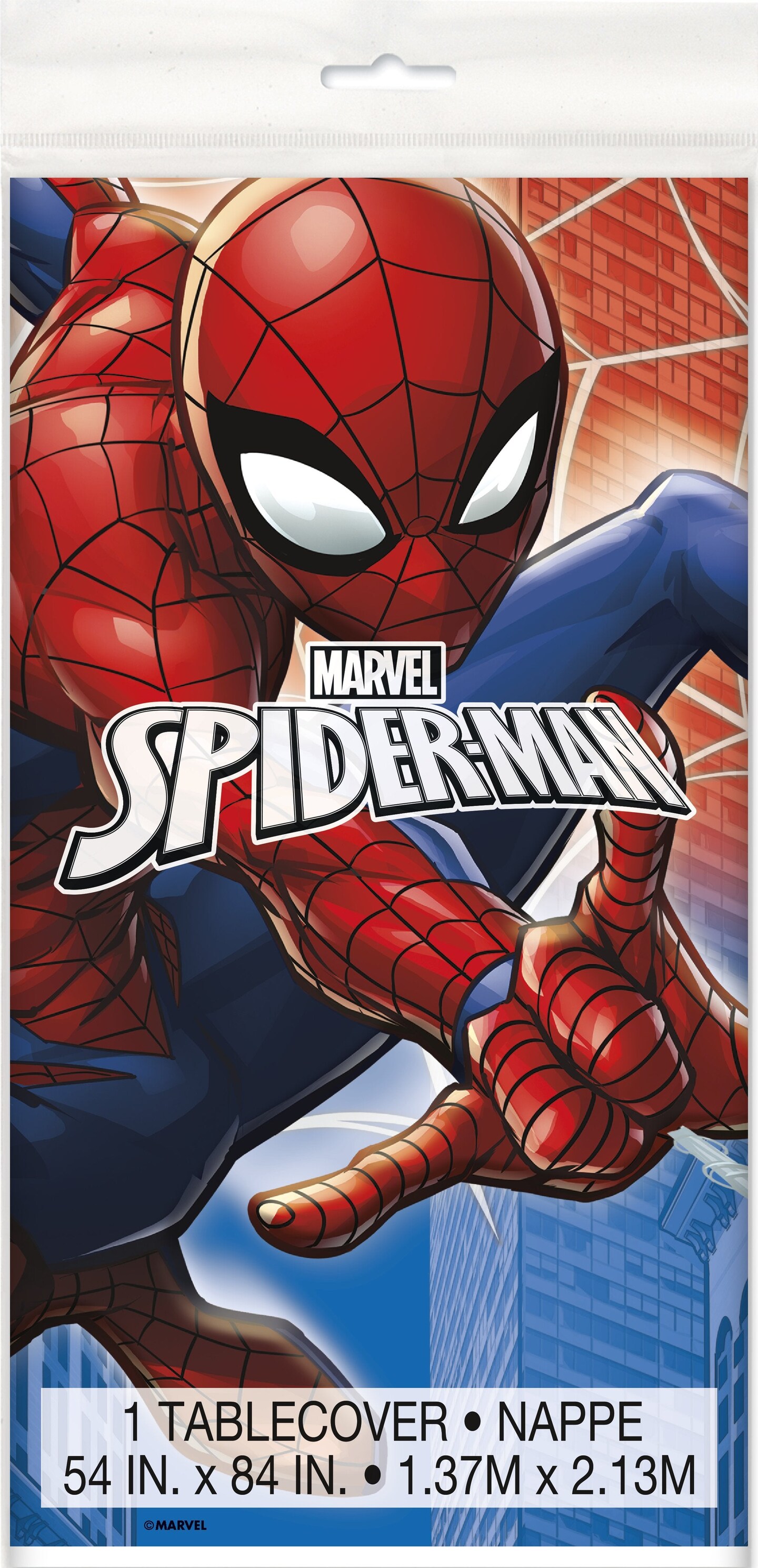 Spider-Man Rectangular Plastic Table Cover - 54&#x22; x 84&#x22;