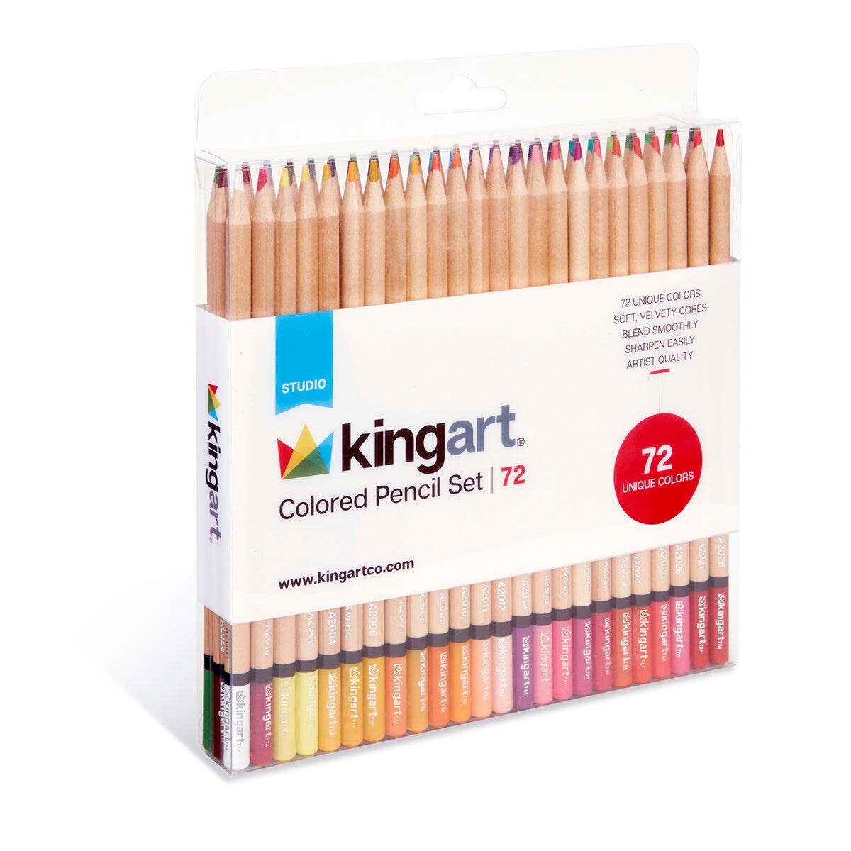 KINGART&#xAE; Colored Pencil Set, 72 Colors