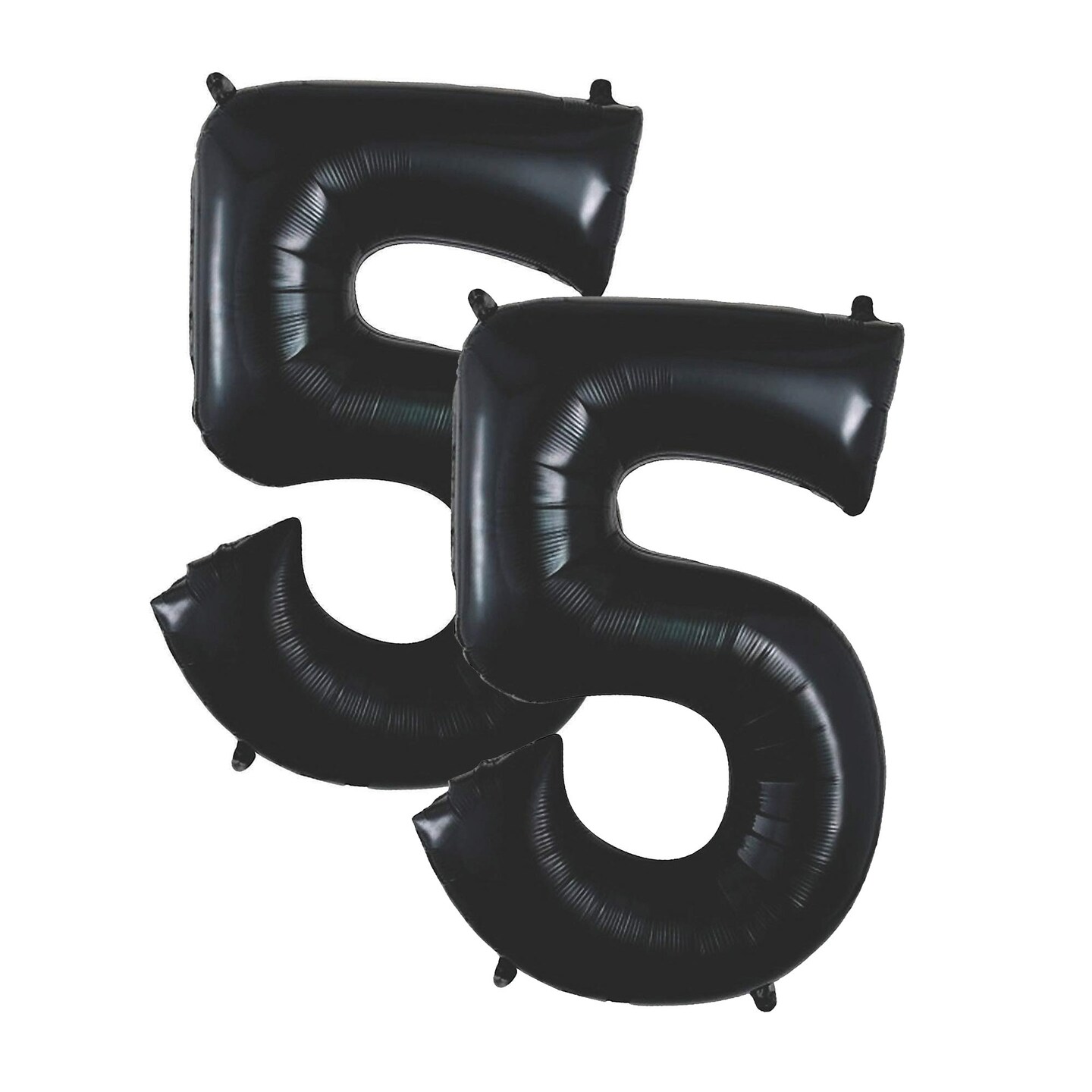 Celebrate in Style with the 34&#x22; Black Mylar Number 5 Balloon