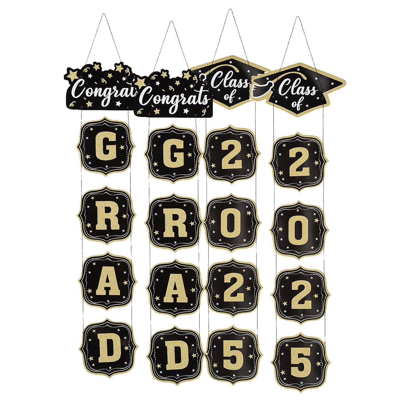Class of 2025 Graduation Cardstock Door Signs Set of 2