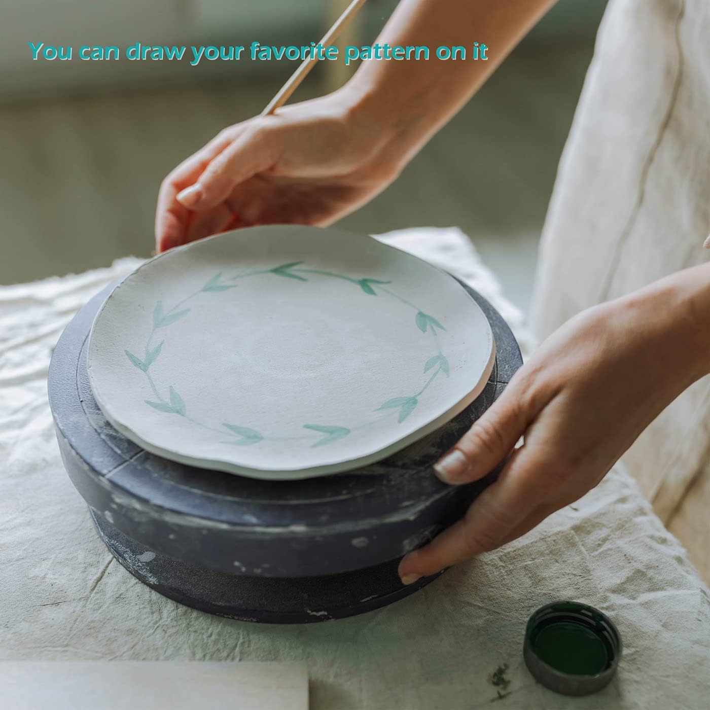 Natural Air-Dry Clay Natural, Non-Toxic All-Purpose Compound 10LBs with 23 Pcs Pottery Tools Clay Sculpting Tool Set, All-Purpose Modeling Clay (Grey &#x26; Tools)