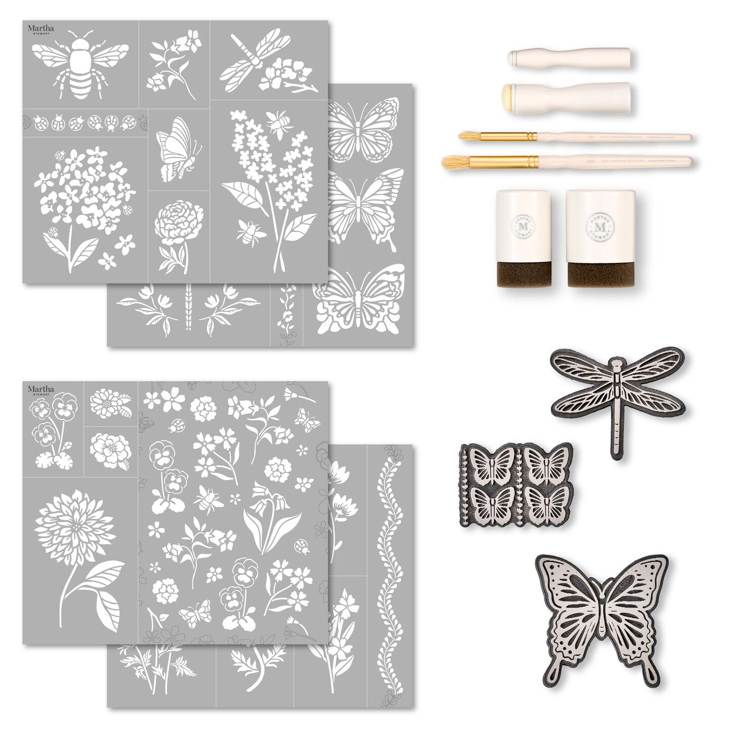 Martha Stewart&#x2122; Flora &#x26; Fauna Stencil Kit - 13 pc. - 68510
