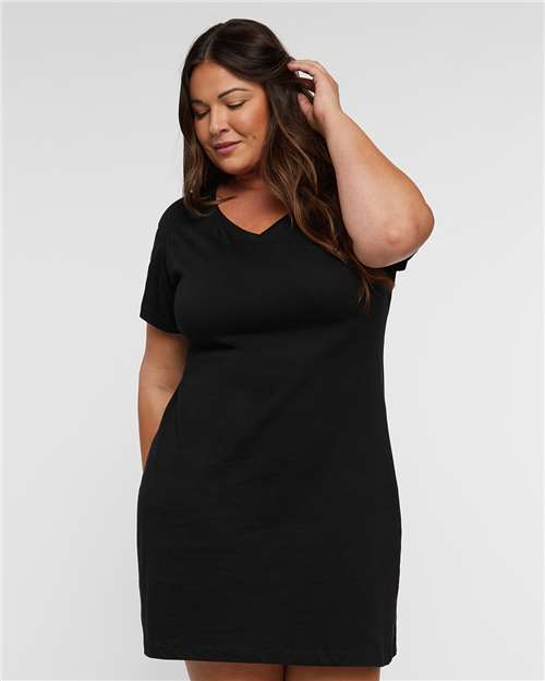 Women’s Fine Jersey V-Neck Coverup for Beach, Resort & Summer Relaxed Wear