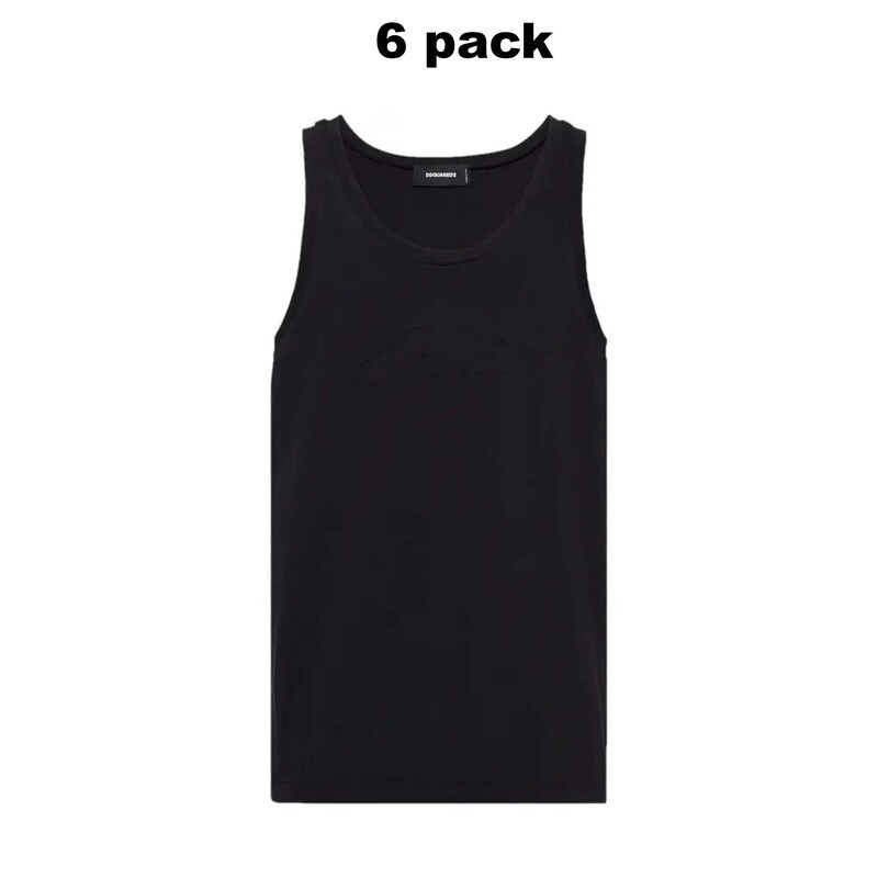 6 Pack: Men&#x27;s Heavyweight Tank Top
