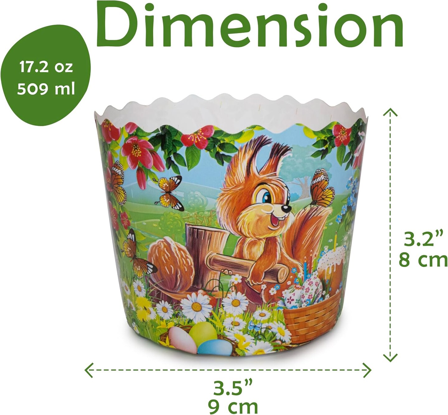 12pcs, H 3.54&#x2033;x3.54&#x2033; W (9cm x9cm) Kulich Mold - Round Panettone Paper Baking Molds - Pans Paper Panettone - Easter Bread Baking Forms