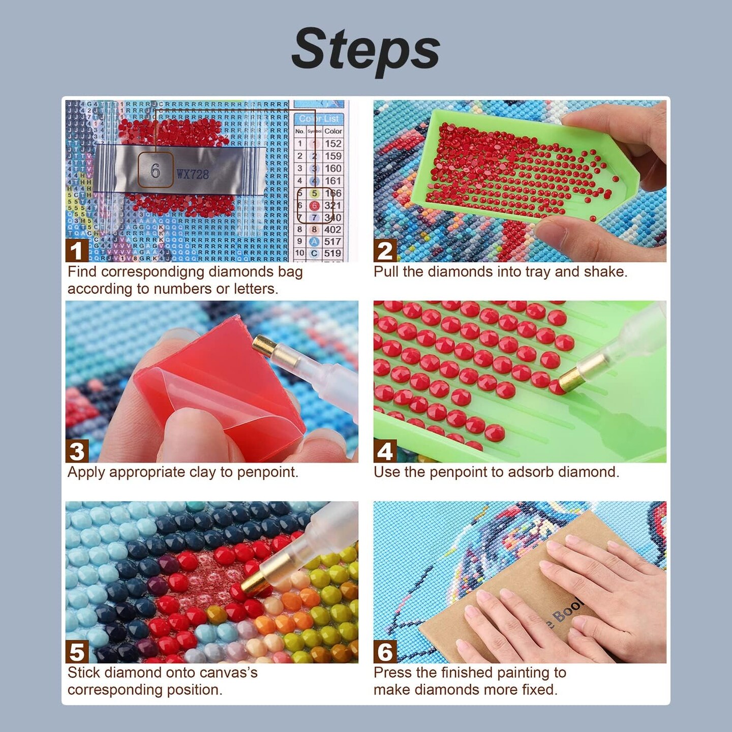 5D Diamond Painting Kit for Adults – Rose Flower & Butterfly Full Drill DIY Art Craft, Round Beads, Home Wall Decor, 12×16 Inch, Perfect Gift