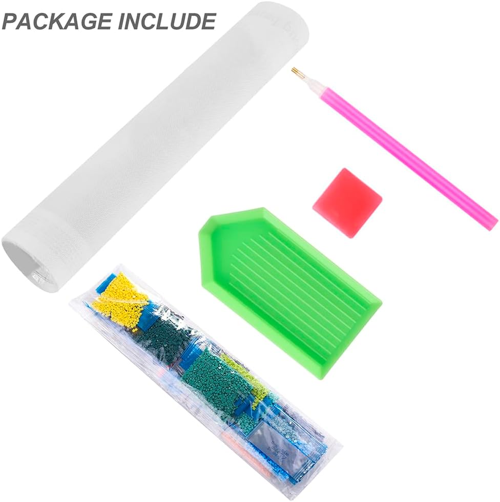 Diamond Painting Kits for Adults Flower, 5D Special Shape Diamond Art Kits for Beginners