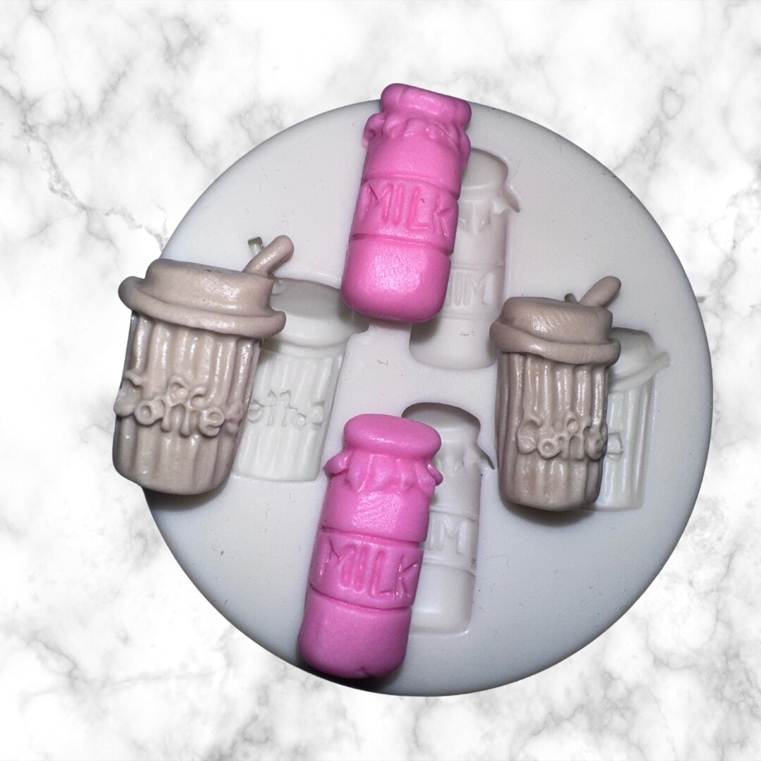Coffee and Milk Silicone Mold