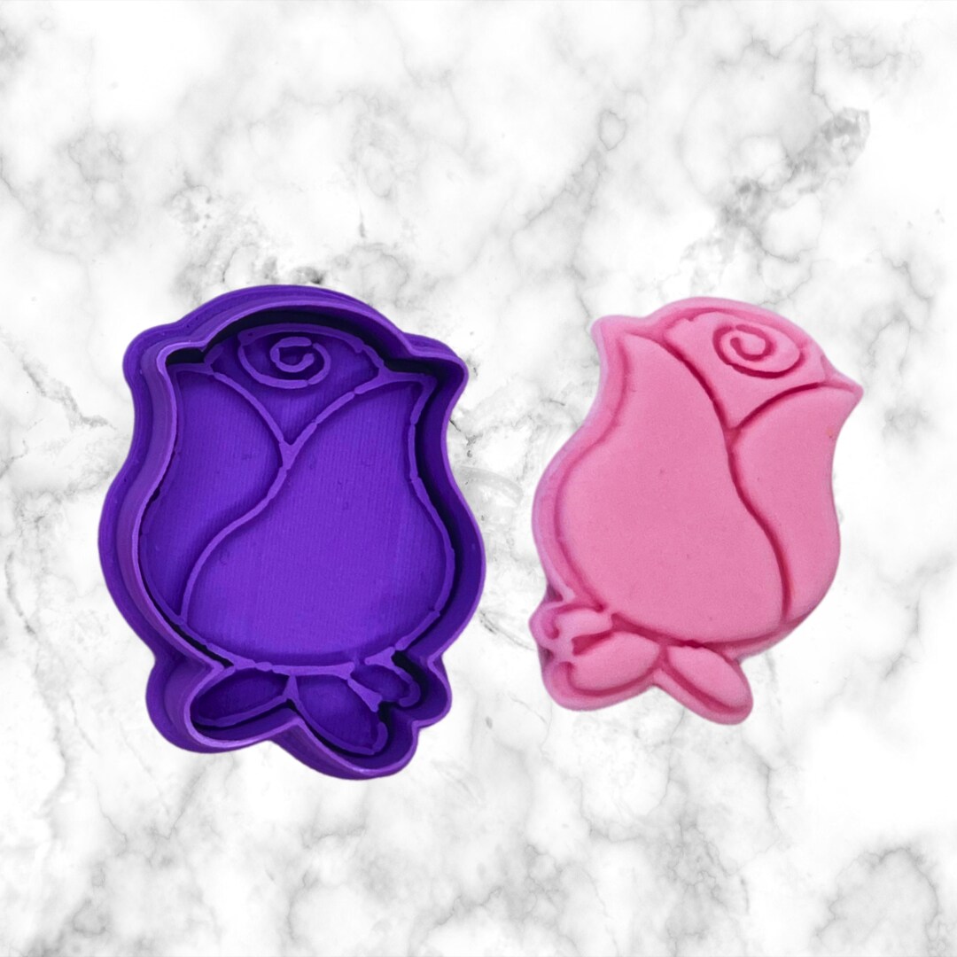 Spring Time Flowers 1.5 inch to 3.5 inch Cutter and Stamps Set