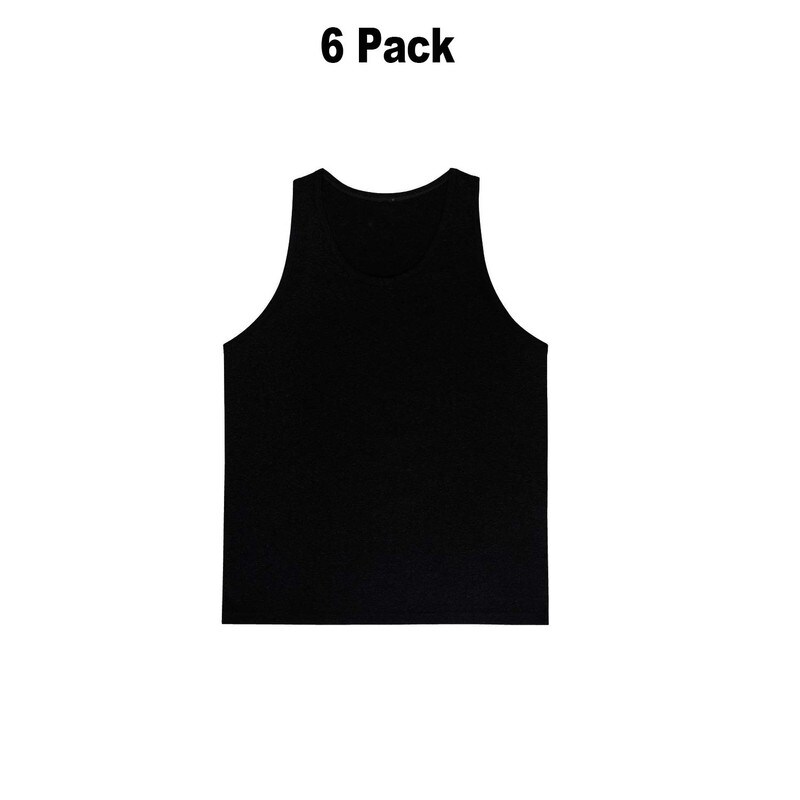 Knocker Men&#x27;s Heavy Tank Top Pack of 6 Premium Quality for Everyday Wear