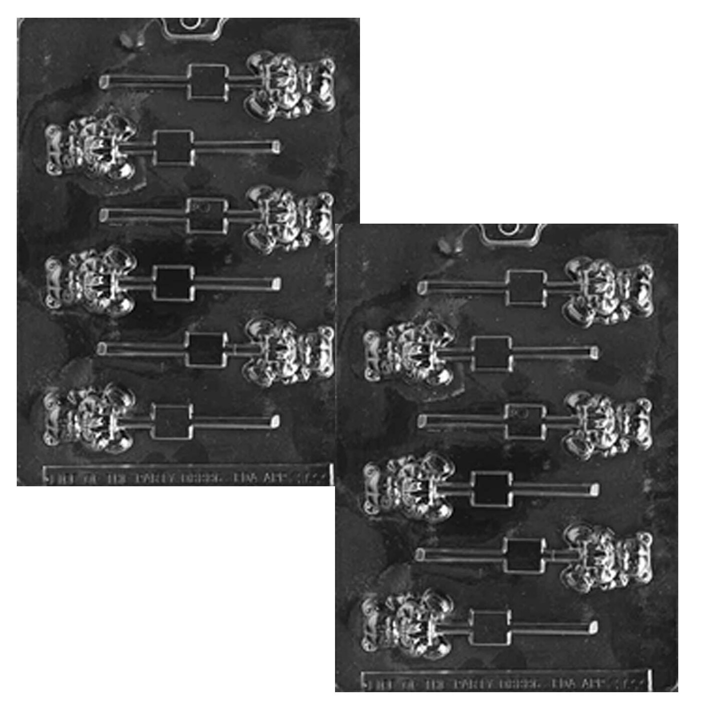 Small Bear with Present Chocolate Mold for Festive Treats