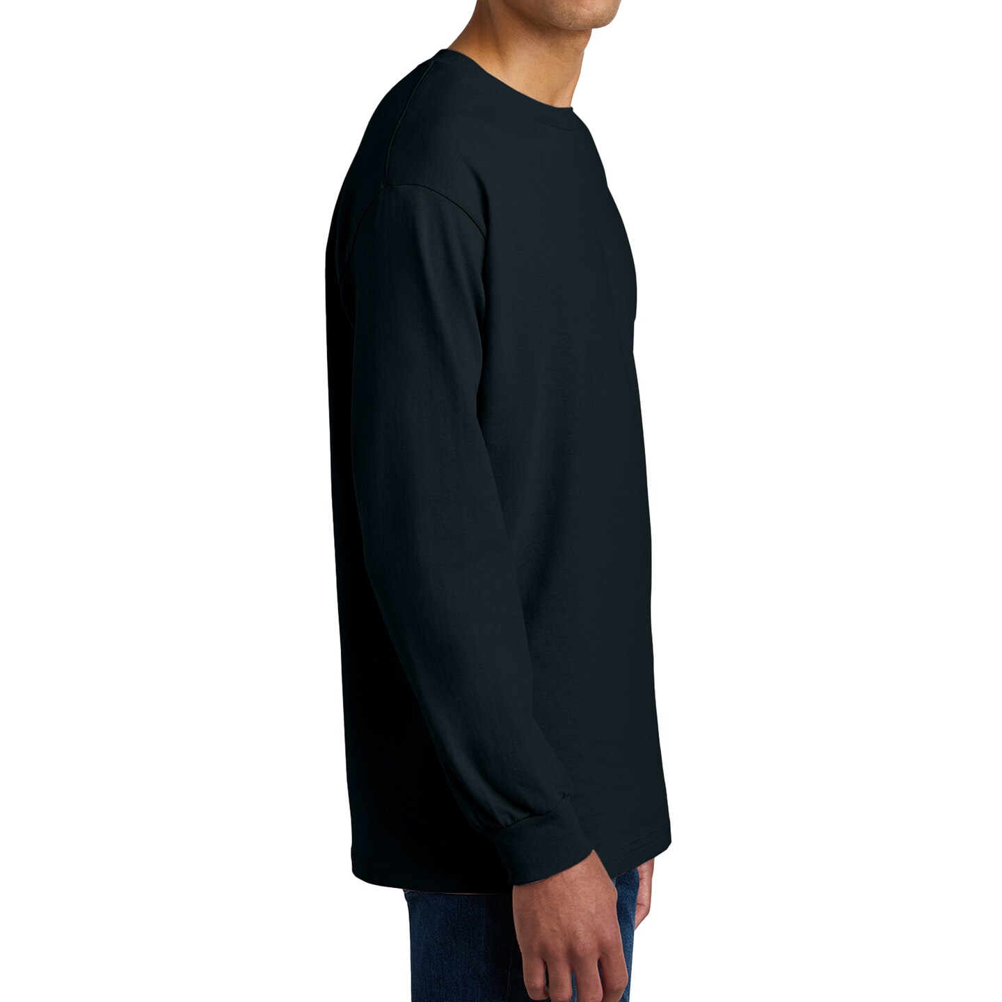 American Apparel Long Sleeve Men's T-Shirt, Heavyweight Cotton Arts and Crafts Crewneck MixColor Tee