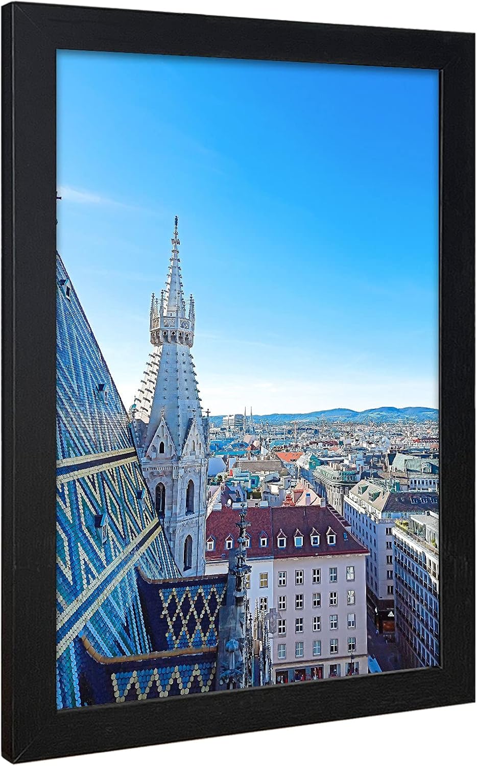 12x18 Inch Solid Wood Poster Frames with Wall Mounting Hanging Picture Frame Set