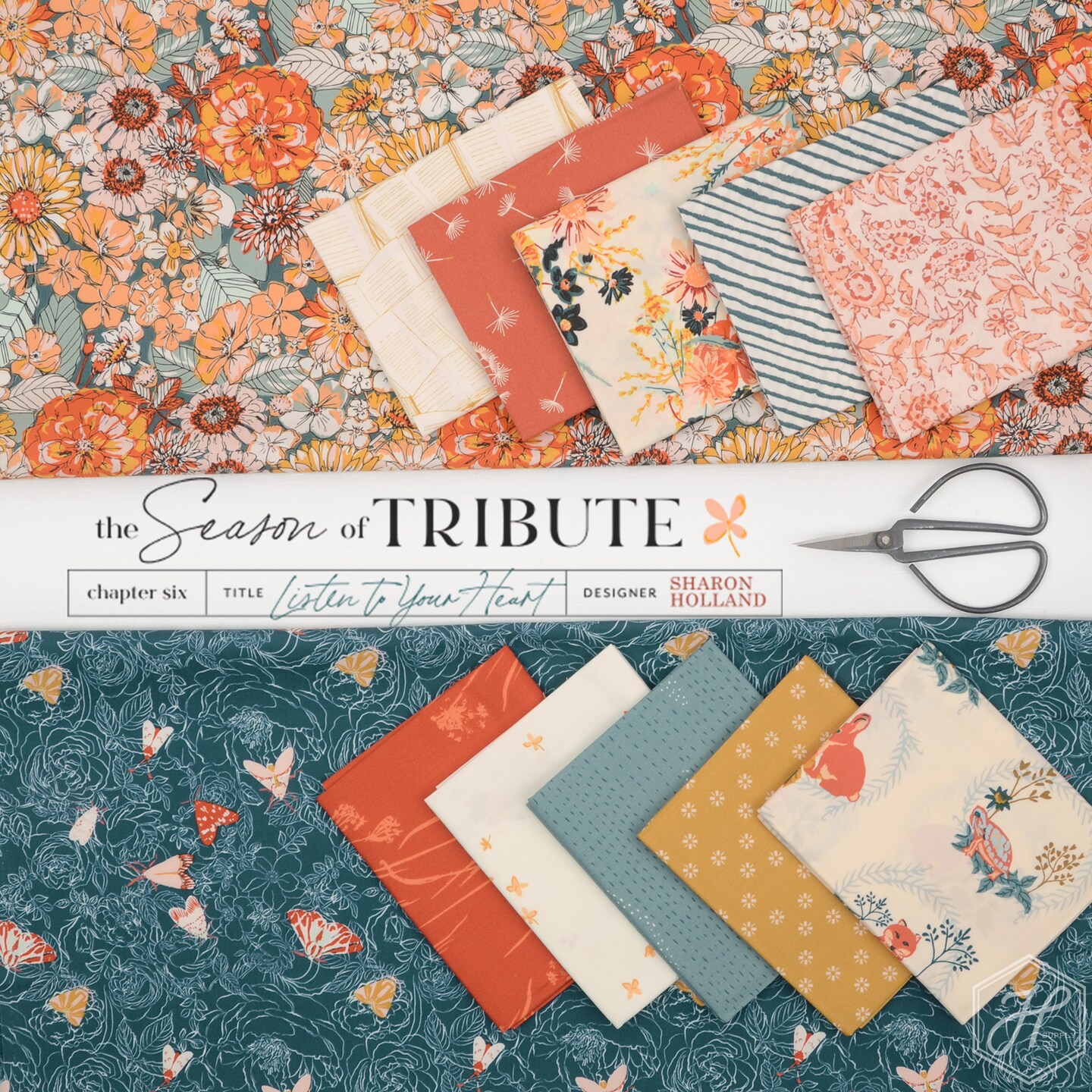 Chapter Six: Listen to Your Heart Fat Quarter Bundle by  for Art Gallery (FQWTRB6)