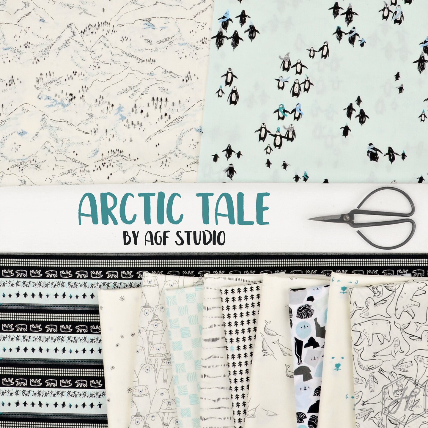 Capsules Arctic Tale Fat Quarter Bundle by  for Art Gallery (FQWCAPAT)