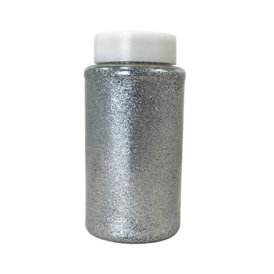 Craft Glitter 1 lb Jar – White / Clear Bulk Glitter for Crafts, Decor & Classroom Projects