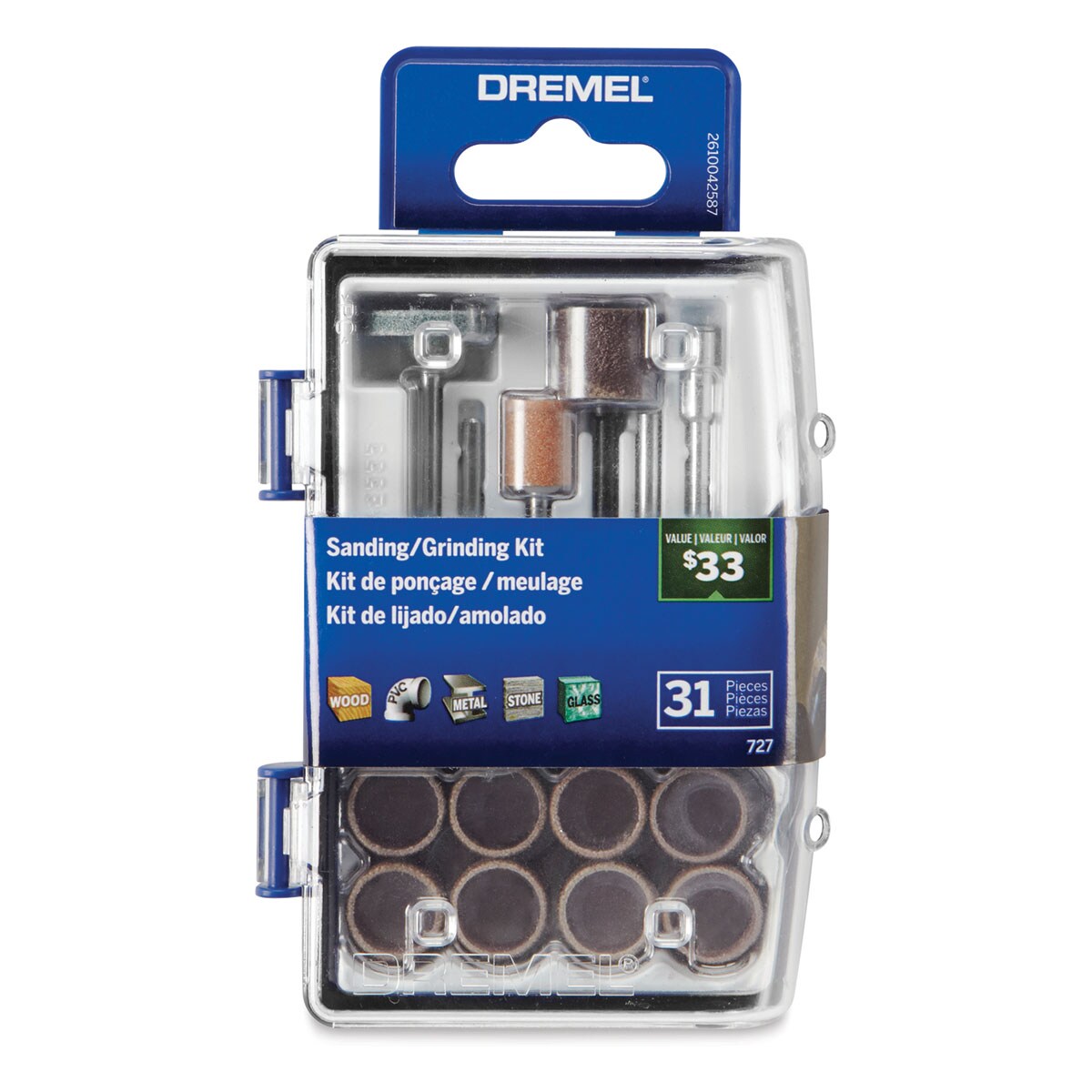 Dremel Sanding/Grinding Rotary Accessory Micro Kit