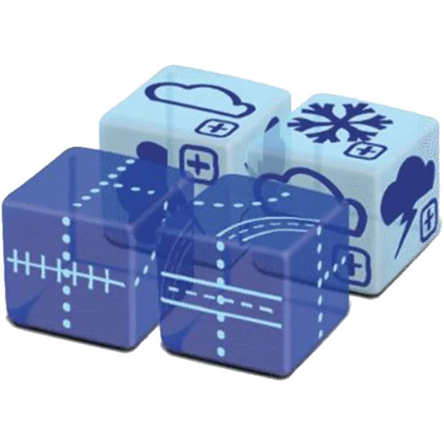Railroad Ink: Sky Expansion Pack - For Railroad Ink/Railroad Ink Challenge Core Games, Ages 8+, 1+ Players, 15-30 Min